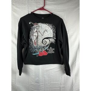Disney Tim Burtons The Nightmare Before Christmas Graphic Long Sleeve  Large